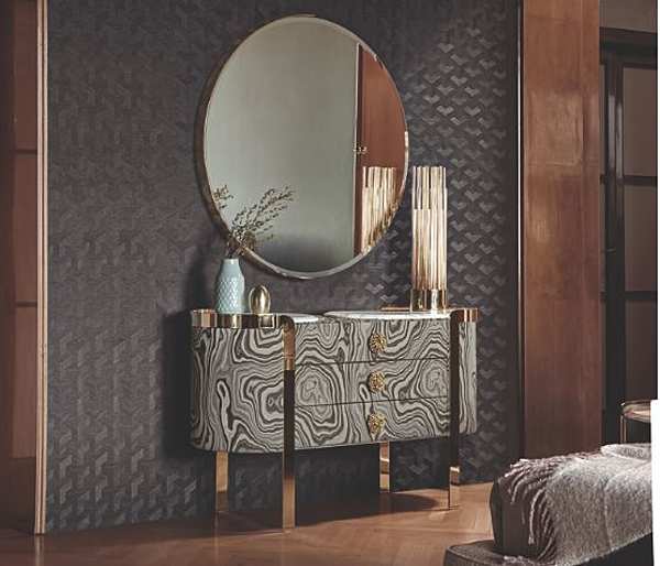 Зеркало OPERA CONTEMPORARY Francine 43082 фабрика OPERA CONTEMPORARY из Италии. Фото №4