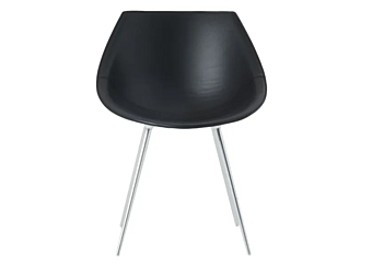 Кресло из кожи с обитой спинкой Driade Lago фабрика Driade из Италии