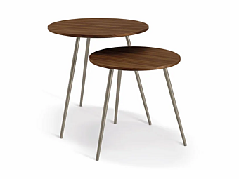 Кофейный столик круглой формы из МДФ Duomo Design  Pitt фабрика Duomo Design из Италии