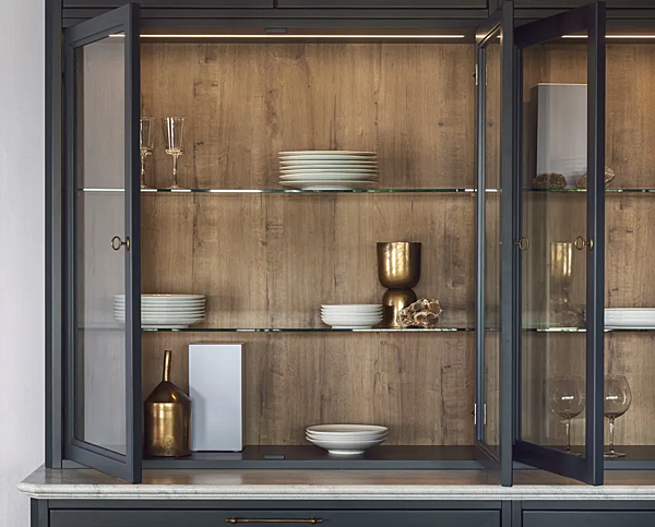 Кухня с островом из дерева MARCHI GROUP Convivium фабрика MARCHI CUCINE из Италии. Фото №10
