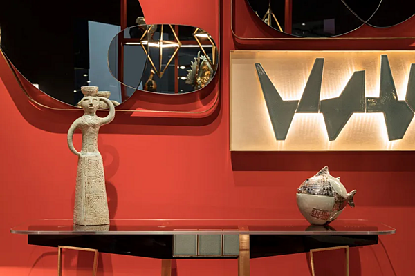 Прямоугольный консольный стол из дерева Joe MARIONI 02901 фабрика MARIONI из Италии. Фото №4