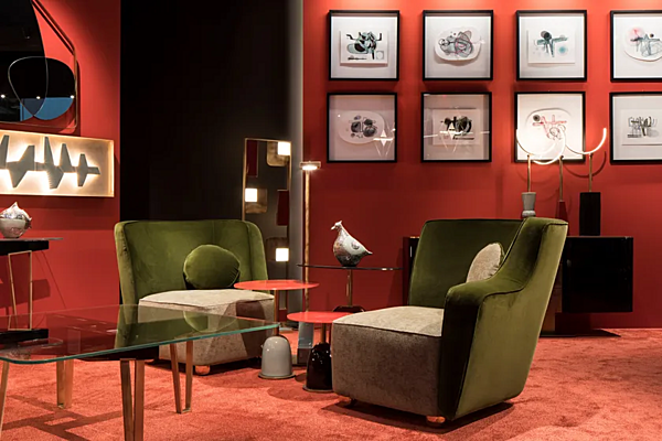 Угловое кресло с тканевой обивкой BAIA RG MARIONI I0311 фабрика MARIONI из Италии. Фото №3