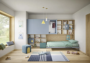 Детская комната из дерева  NIDI Holly фабрика nidi из Италии