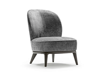 Обитое кресло с деревянными ножками Nicole OPERA CONTEMPORARY Nicole 49039 фабрика OPERA CONTEMPORARY из Италии