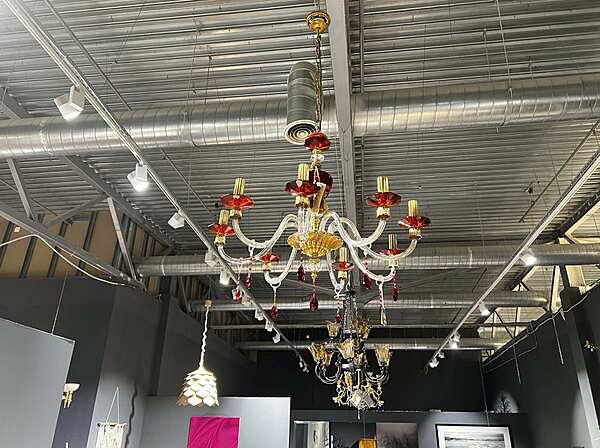 Подвесная люстра Euroluce фабрика EUROLUCE LAMPADARi из Италии. Фото №1