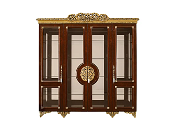 Витрина из дерева с стеклянными дверцами A.R. Arredamenti Grand Royal 412/A