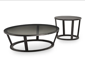 Кофейный столик круглой формы из кристалла i 4 Mariani Niky фабрика i 4 Mariani из Италии