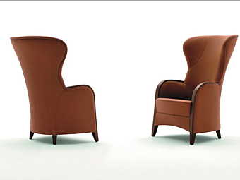 Кресло с подлокотниками из ткани Bette Martini Interiors
