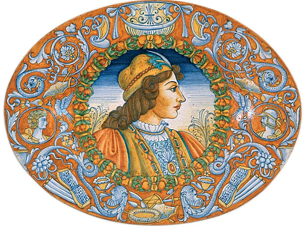 Декоративный элемент L'Antica Deruta MS/62 Museo