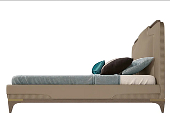 Двуспальная кровать с обитой спинкой AR INTERIORS Alexander A70 фабрика AR Interiors из Италии