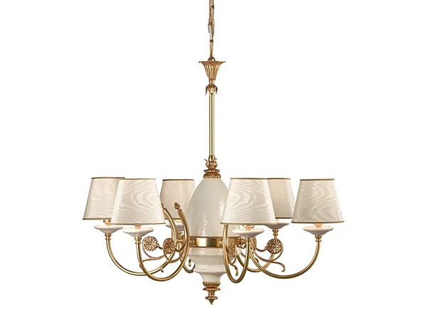 Подвесная лампа из латуни Elena MARIONI 01574 фабрика MARIONI из Италии. Фото №1