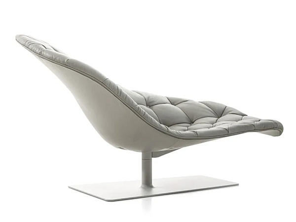 Шезлонг с обитой спинкой из ткани MOROSO Bohemian 036 фабрика Moroso из Италии. Фото №3