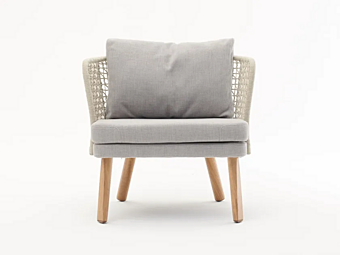 Кресло с подлокотниками из синтетического волокна VARASCHIN EMMA 23621 фабрика VARASCHIN из Италии