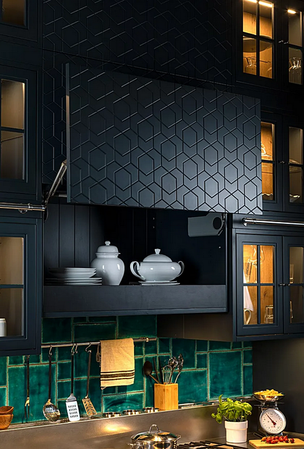 Кухня с островом из материала MARCHI GROUP Icon фабрика MARCHI CUCINE из Италии. Фото №3
