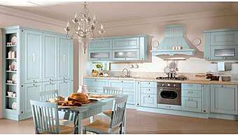 Кухня из массива дерева с островом LUBE CUCINE Agnese 02 Кухня из массива дерева с островом LUBE CUCINE Agnese 02 фабрика LUBE CUCINE из Италии