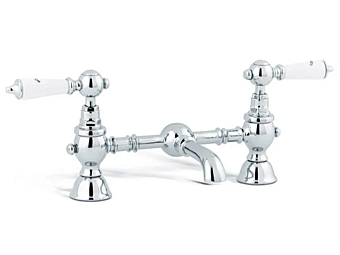 Смеситель для раковины с двумя отверстиями из латуни Gentry Home Berkeley фабрика Gentry Home из Италии