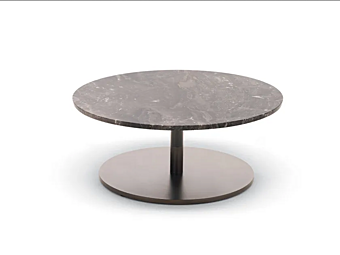 Журнальный столик из мрамора круглой формы MISURAEMME Stiletto ST4 фабрика MisuraEmme из Италии