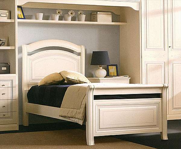 Кровать BENEDETTI MOBILI Letto AURORA singolo MERIDIANI
