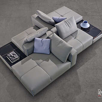 Диван GAMMA ARREDAMENTI Puzzle N° 2 Chlj + N° 2 Dt017