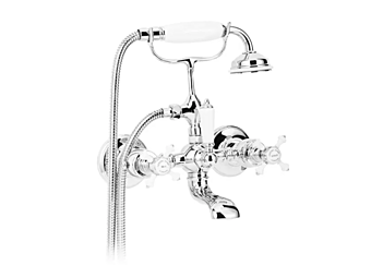 Смеситель ванны с ручным душем из латуни Gentry Home Chelsea фабрика Gentry Home из Италии