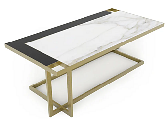 Прямоугольный журнальный стол из дерева MARIONI Gary 02863