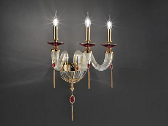 Настенный светильник с кристаллами Сваровски Julienne A3 Euroluce Lampadari Настенный светильник с кристаллами Сваровски Julienne A3 Euroluce Lampadari фабрика EUROLUCE LAMPADARi из Италии