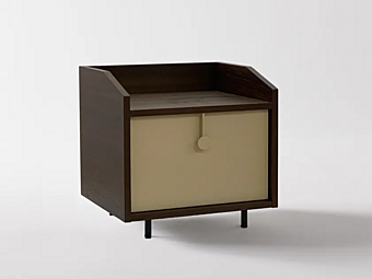 Прикроватная тумбочка из массива дерева с ящиками Nube Italia Post фабрика Nube Italia из Италии