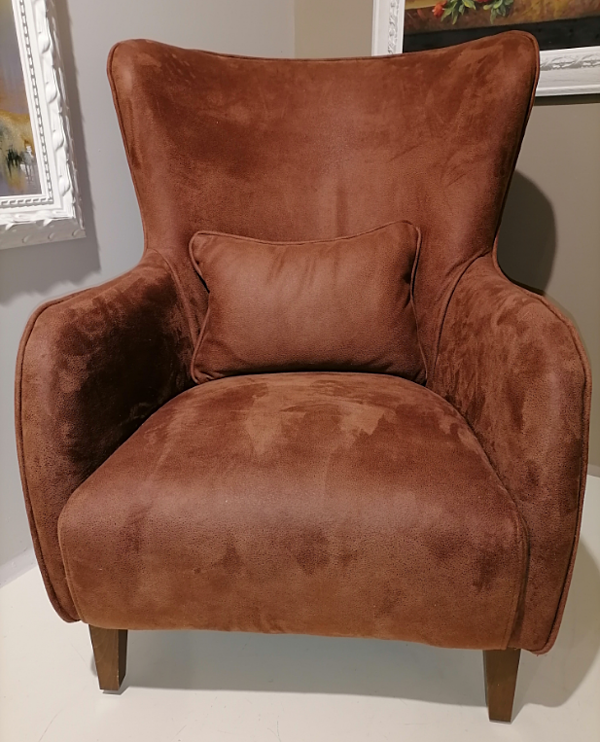 Турция Elegante Кресло   art. 03.104.1668  коричневое фабрика Enza Home из Италии. Фото №1