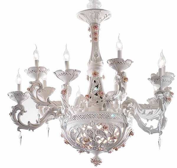 Люстра LORENZON (F.LLI LORENZON) LL.10/1/BS/SW/5-5F CREAZIONI LUMINOSE