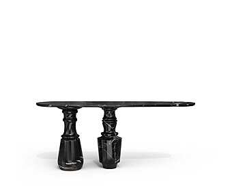 Консоль KOKET Pietra Nero Marquina Консоль KOKET Pietra Nero Marquina фабрика KOKET из Италии