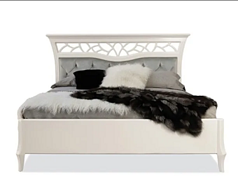 Двуспальная кровать с мягкой спинкой MARZORATI Monte carlo фабрика MARZORATI из Италии