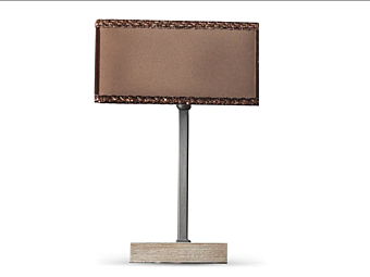 Настольная лампа из металла с абажуром CORTEZARI Keope 1482 фабрика CORTE ZARI из Италии