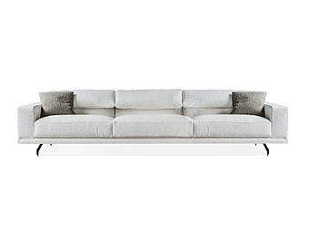 Диван с подголовником из ткани или кожи VIBIEFFE 550 Altopiano 550019 фабрика VIBIEFFE из Италии