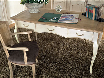 Прямоугольный письменный стол с ящиками из дерева Interiors Italia PR621 фабрика Interiors Italia из Италии