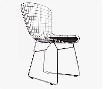 Стул с металлической основой ALIVAR Bertoia H. 704 фабрика ALIVAR из Италии