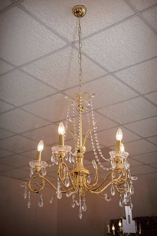 Люстра MM LAMPADARI 6968/5 фабрика MM LAMPADARI из Италии. Фото №1