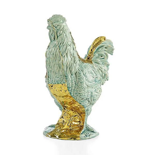 Керамическая скульптура курицы MARIONI POP HEN 00421G фабрика MARIONI из Италии. Фото №2