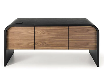 Прямоугольный письменный стол из дерева с ящиками NAMI i 4 Mariani фабрика i 4 Mariani из Италии