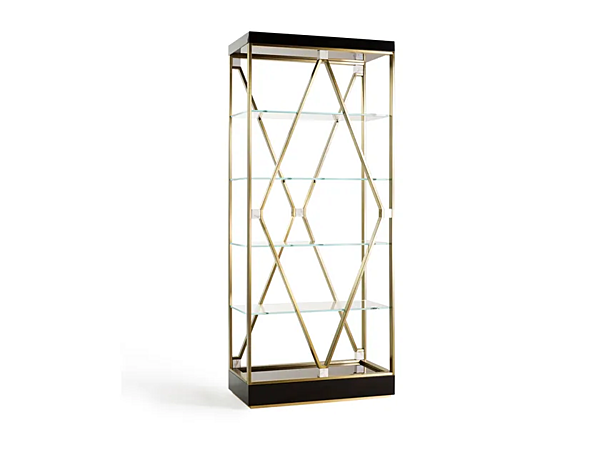 Секционный металлический книжный шкаф маленький MARIONI DEBBIE 02850 фабрика MARIONI из Италии. Фото №1