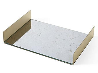 Прямоугольный кристаллический поднос складной Gallotti&Radice Odette Прямоугольный кристаллический поднос складной Gallotti&Radice Odette фабрика Gallotti & Radice из Италии