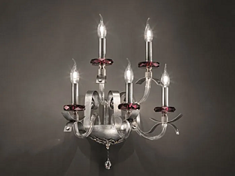 Настенный светильник с кристаллами Сваровски Euroluce Lampadari  Nuage A5 фабрика EUROLUCE LAMPADARi из Италии