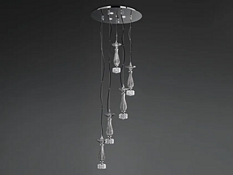 Подвесная лампа с кристаллами Сваровски Euroluce Lampadari  TooChic S5 3 фабрика EUROLUCE LAMPADARi из Италии