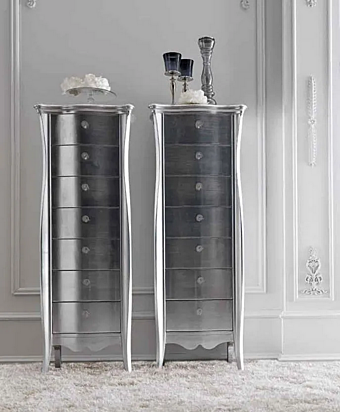 Высокий Комод из дерева с 4 ящиками CORTEZARI Sofia фабрика CORTE ZARI из Италии