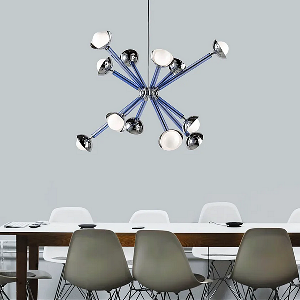Подвесная лампа из ручного blown glass MULTIFORME  Stimma 12 SS8999-12 фабрика MULTIFORME из Италии. Фото №5