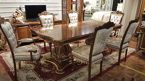 СТОЛ ОБЕДЕННЫЙ BARNINI OSEO FIRENZE фабрика Barnini Oseo из Италии. Фото №1