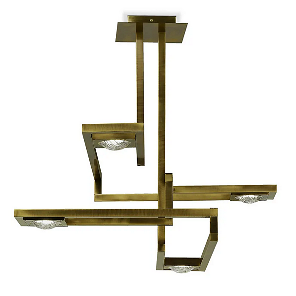 Подвесная LED лампа из латуни MARIONI Cecile 02803 фабрика MARIONI из Италии. Фото №5