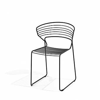 Стул DESALTO Koki Wire - chair 635