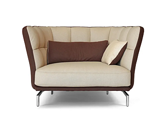 Кресло с подлокотниками из ткани GIOVANNETTI Carlton фабрика GIOVANNETTI из Италии