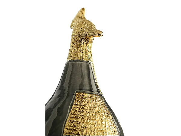 Керамическая скульптура павлина в стиле поп арт MARIONI POP TALL PEACOCK 00100 фабрика MARIONI из Италии. Фото №4