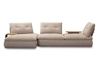 Секционный диван из ткани SABA Land LMLN-3 фабрика SABA из Италии